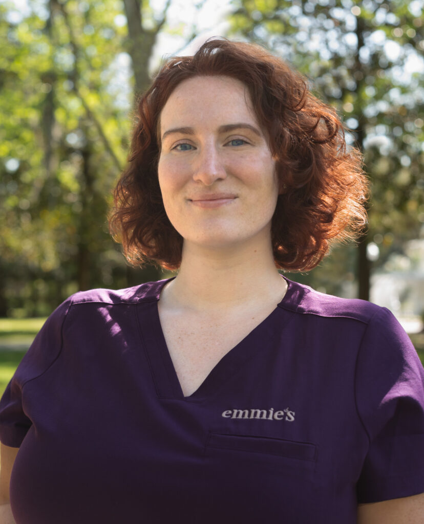Emily James, electrologist and co-owner of Emmie's Electrolysis in Savannah, Georgia